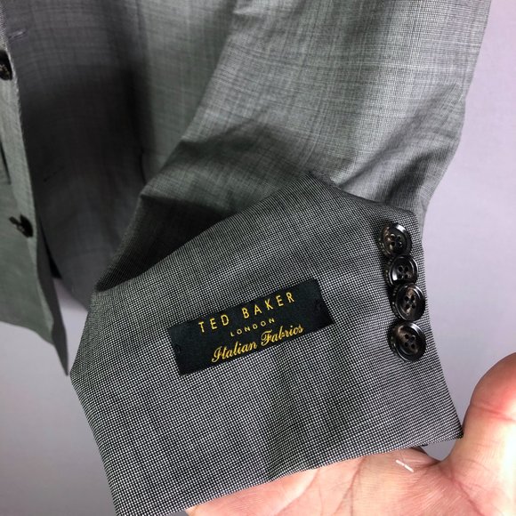 Ted Baker London Jay CT Texture Suit Jacket Size 42L - Picture 5 of 11